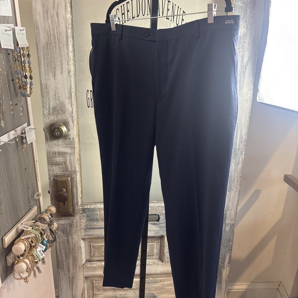 Men’s Navy Blue Jos A. Bank Dress Pants Size 40x30